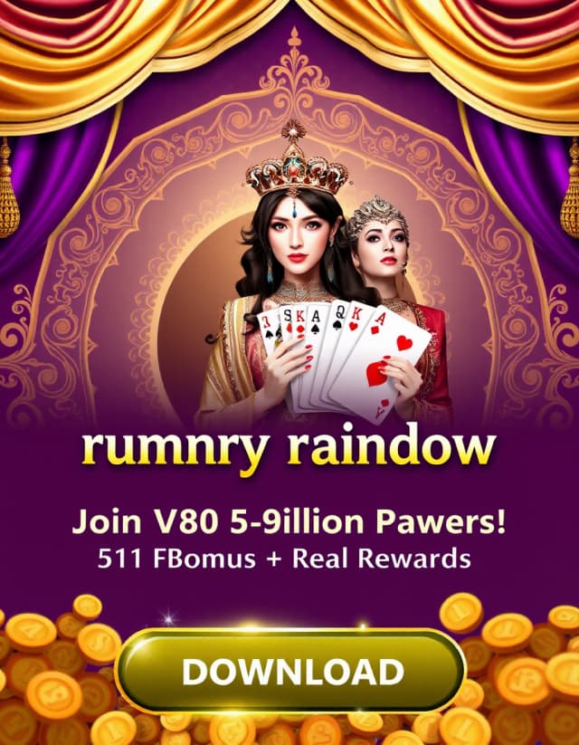 Rummy Rainbow Banner